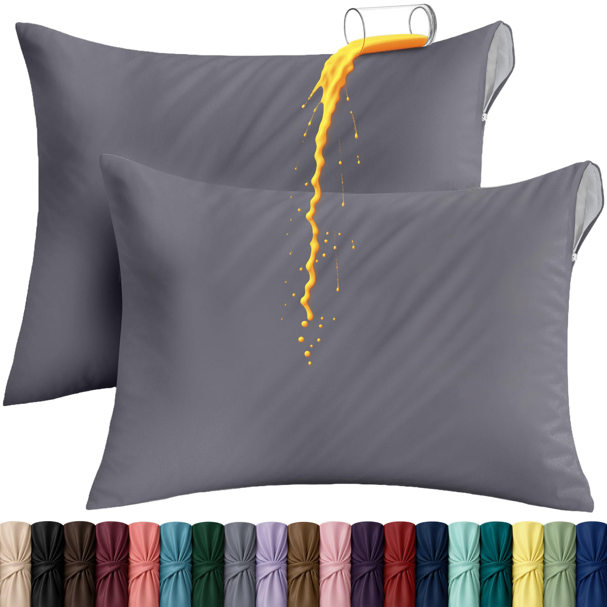 Waterproof Pillow Encasement - Colored