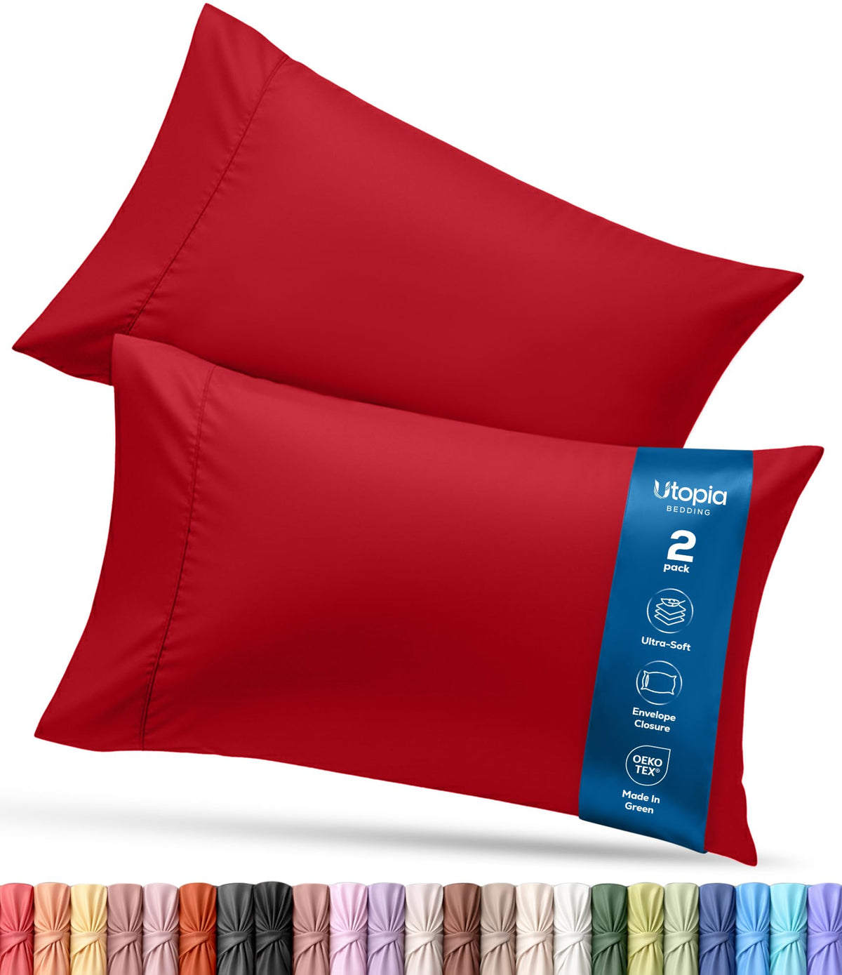 Brushed Microfiber Pillowcase – 4 Pack