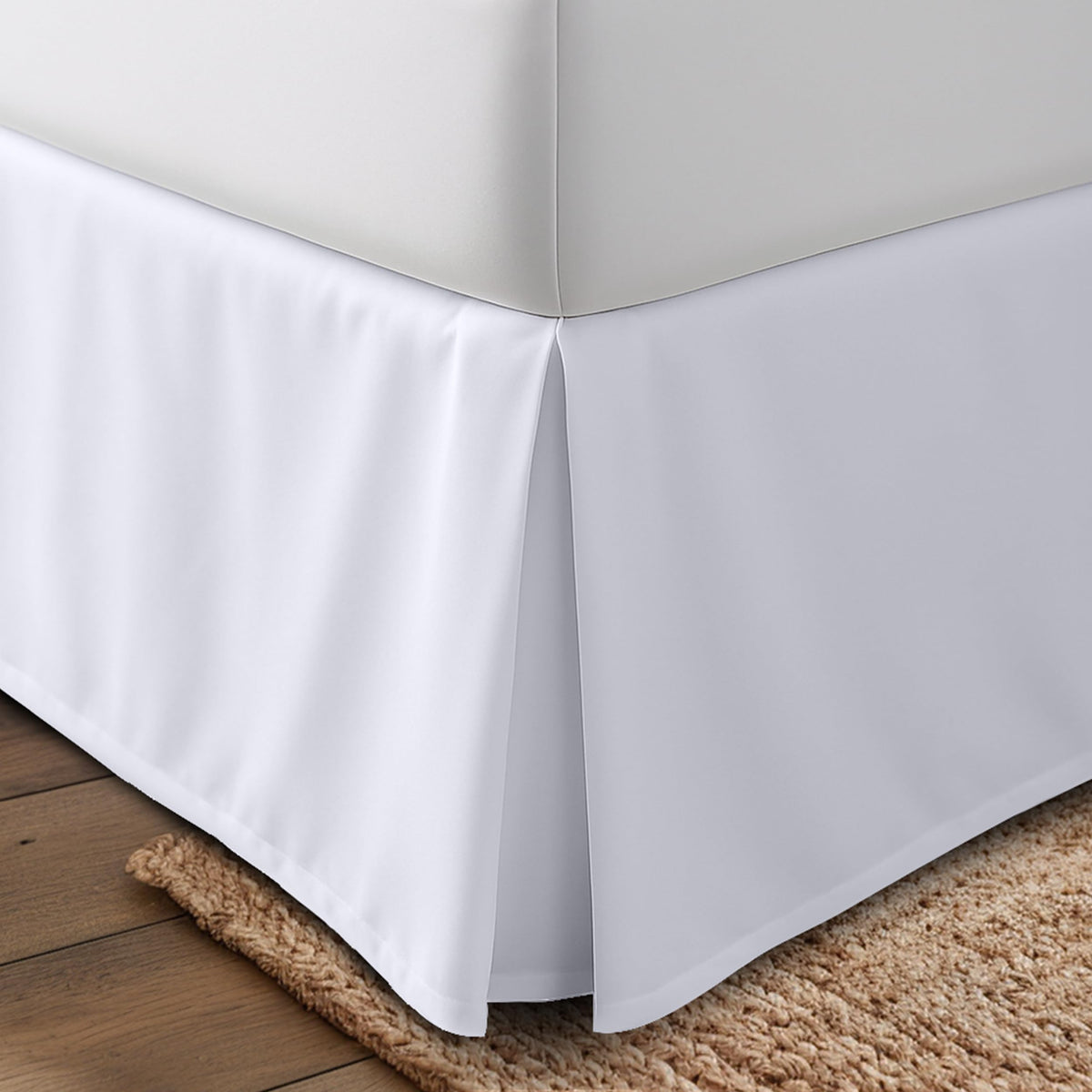 Pleated Bed Skirt, 16 Inch Drop