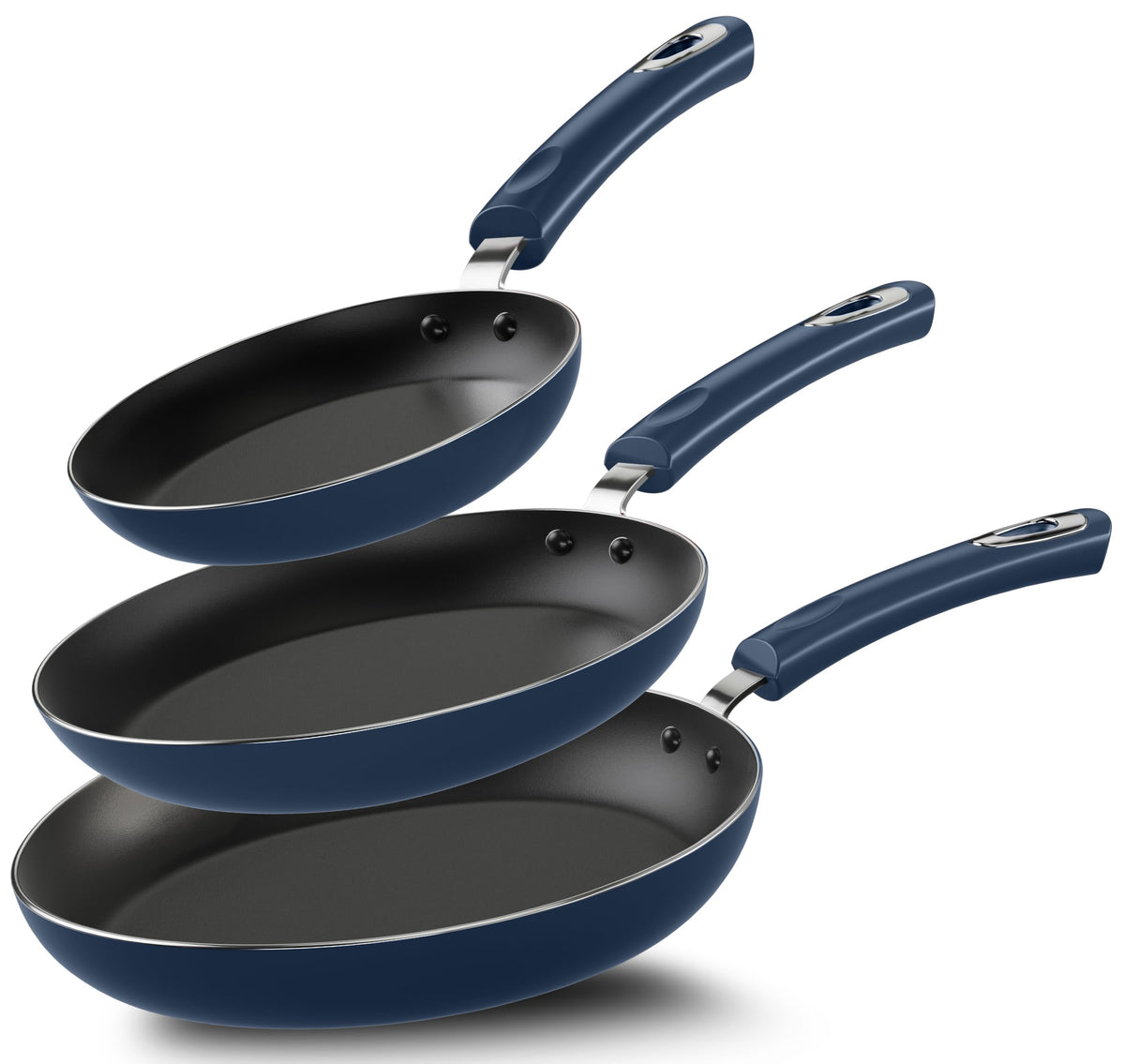 Nonstick Frying Pan Set, 3-Piece – 8, 9.5 & 11 in.