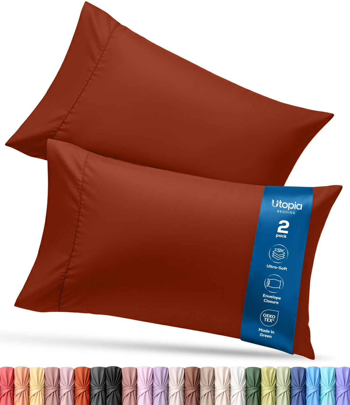 Brushed Microfiber Pillowcase – 4 Pack