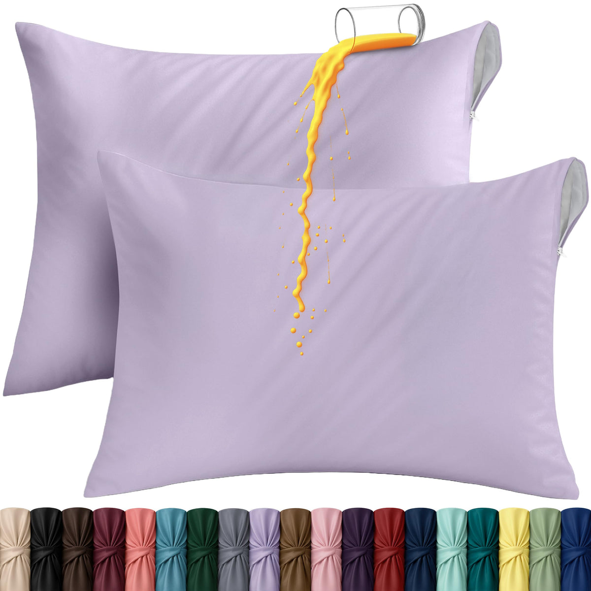 Waterproof Pillow Encasement - Colored
