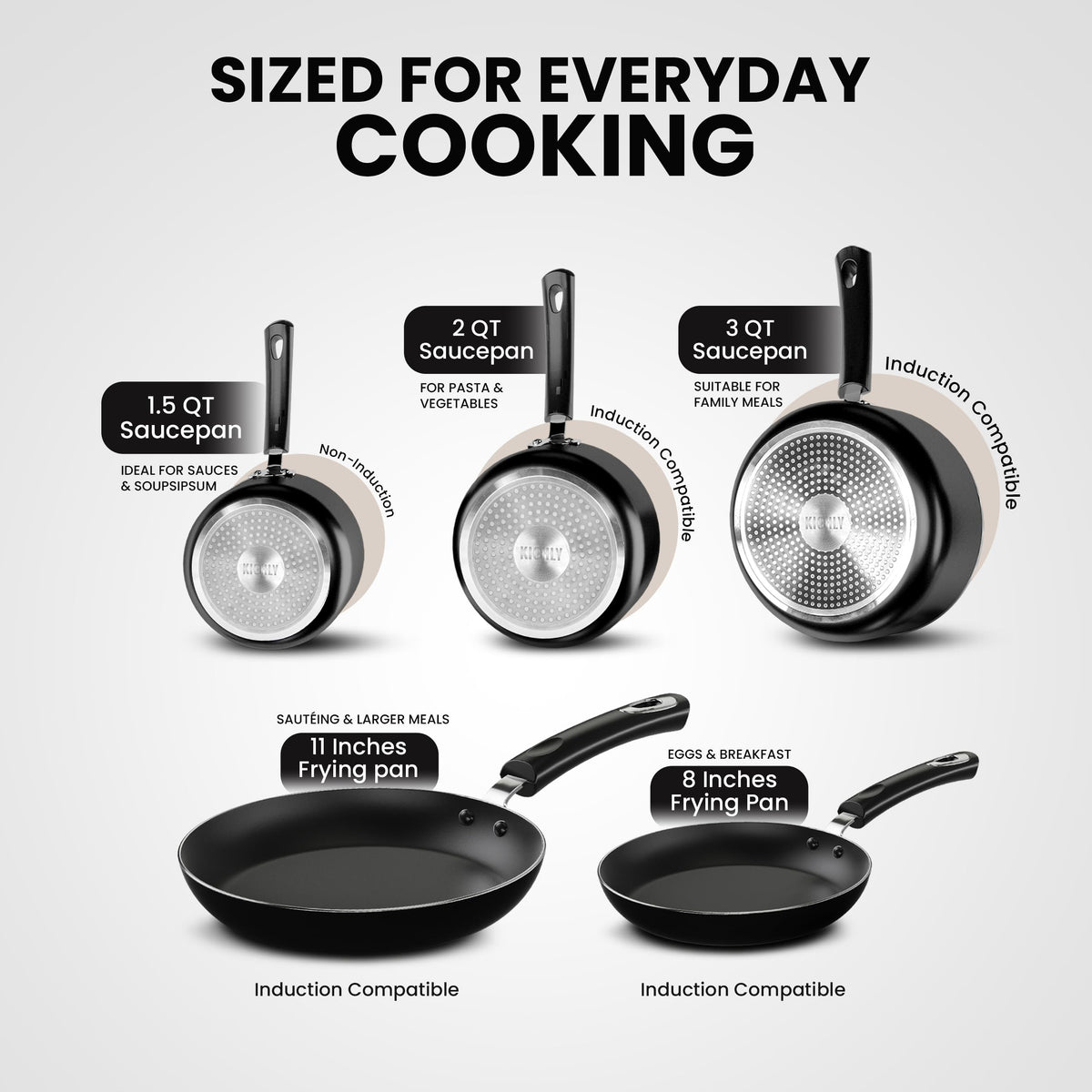 Kichly Cookware Set