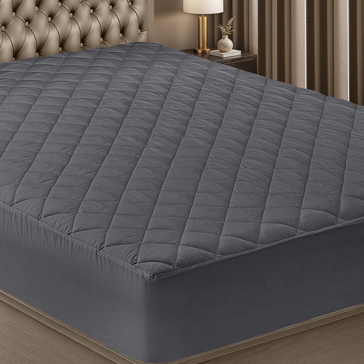 Quilted Fitted Mattress Pad