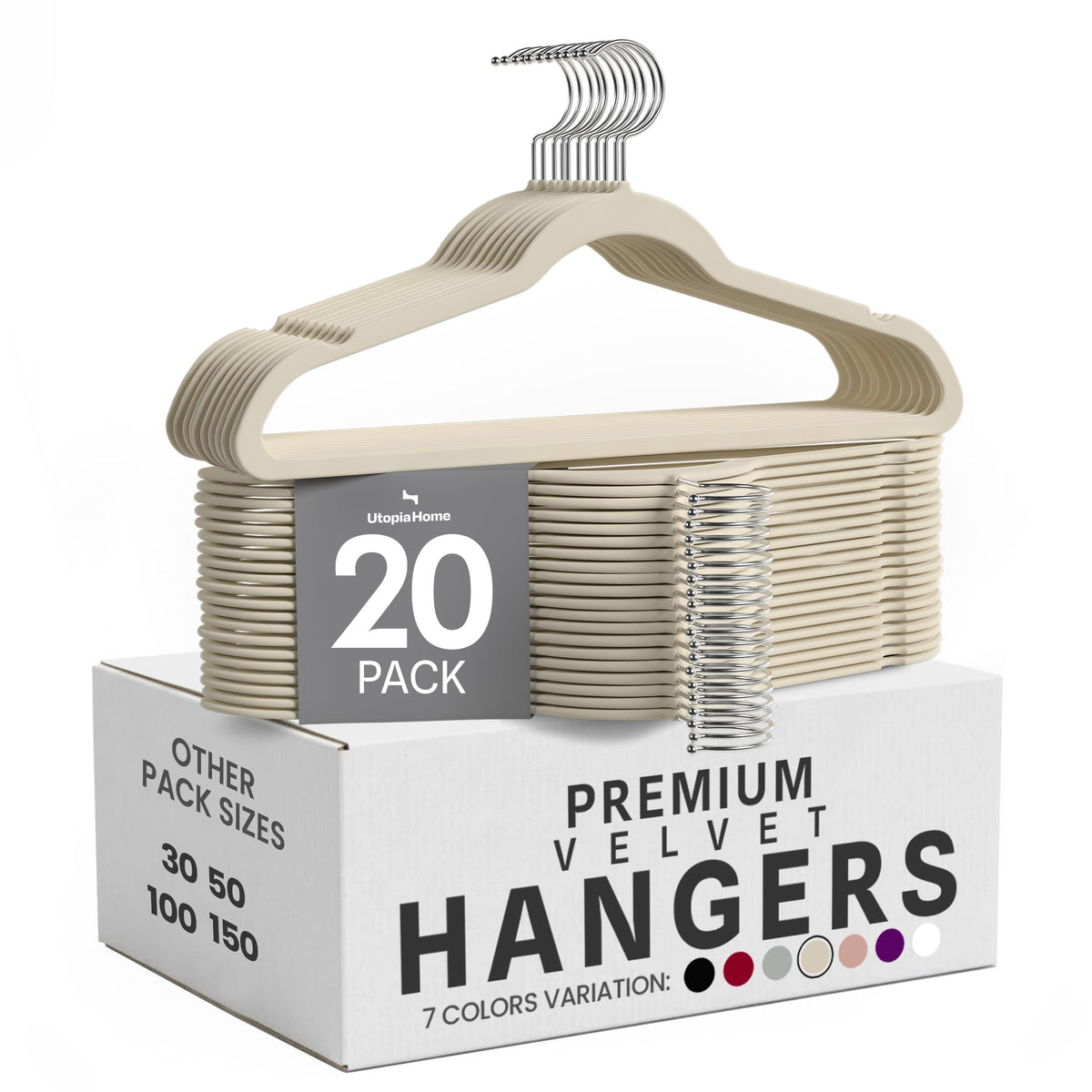 Velvet Hanger Grey