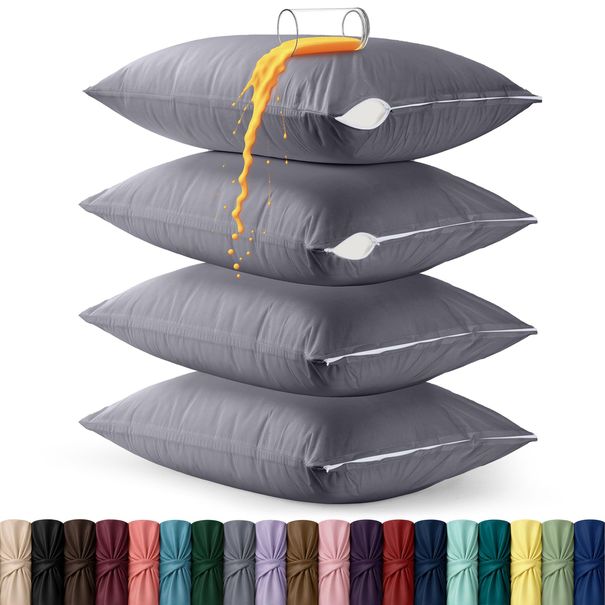 Waterproof Pillow Encasement - Colored