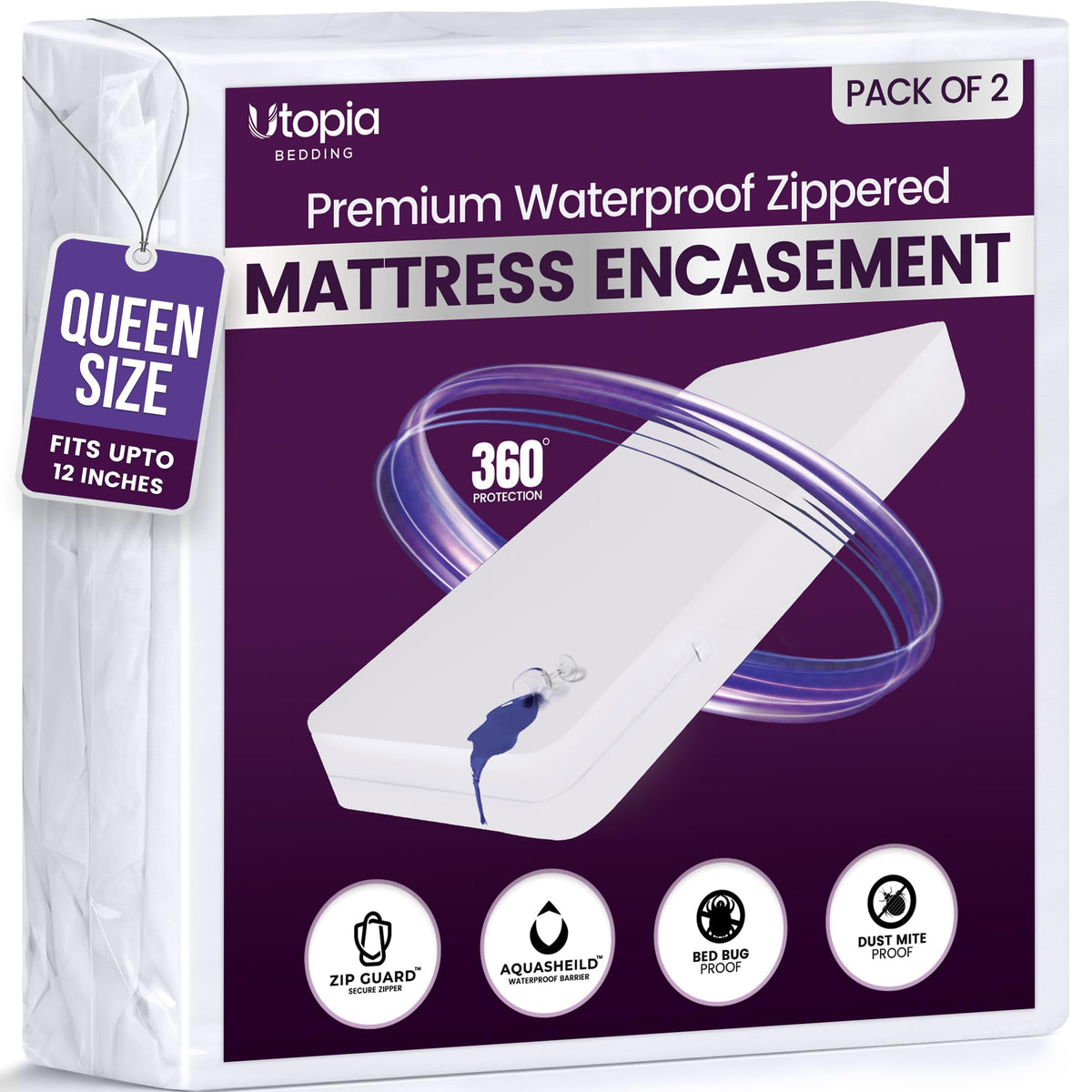 Waterproof Mattress Encasement Deep