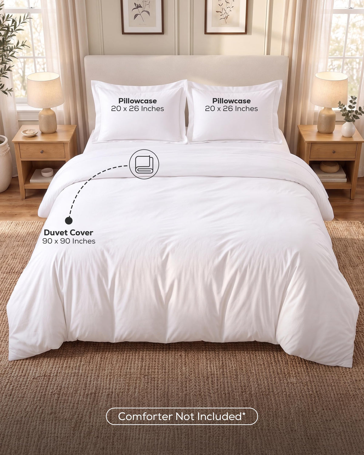 Duvet Cover, 3 Piece Set
