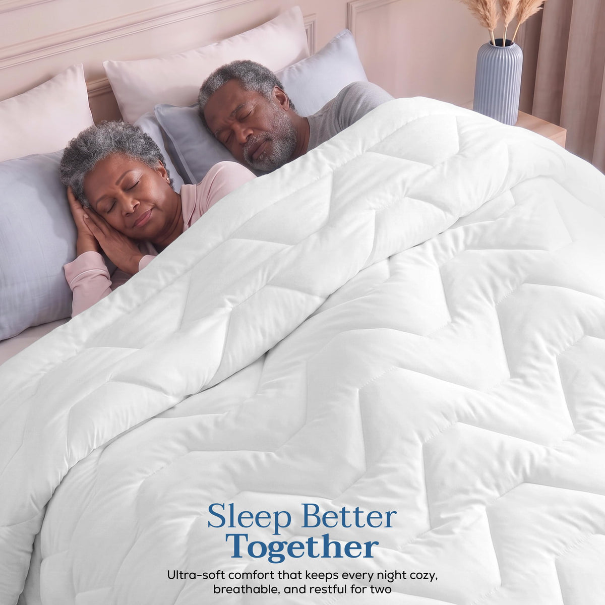 Zig Zag Quilted Comforter