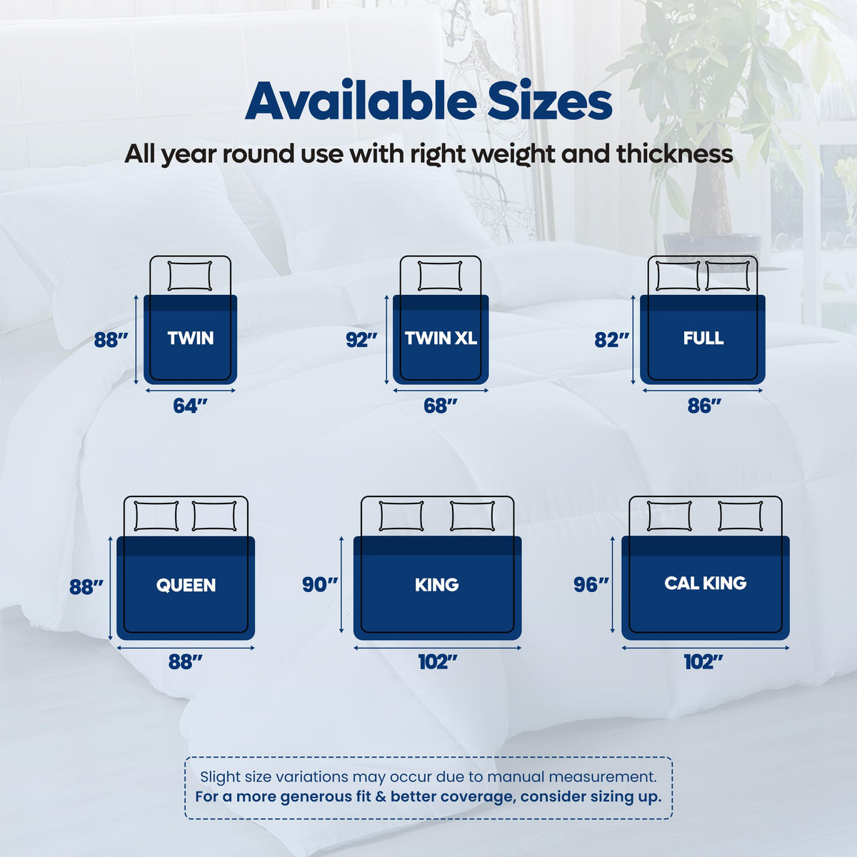 250 GSM All Season Comforter