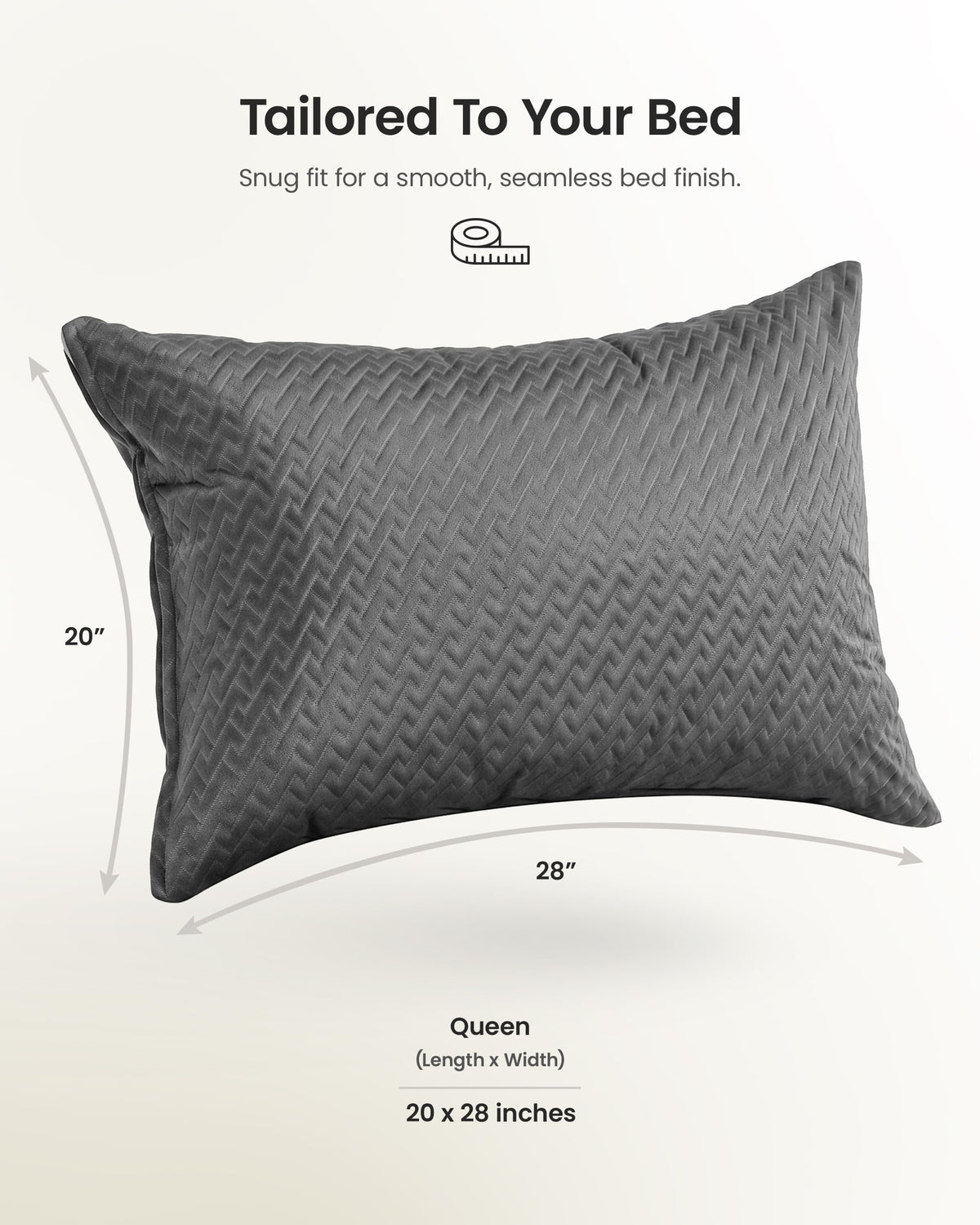 Waterproof Pillow Encasement - Zigzag