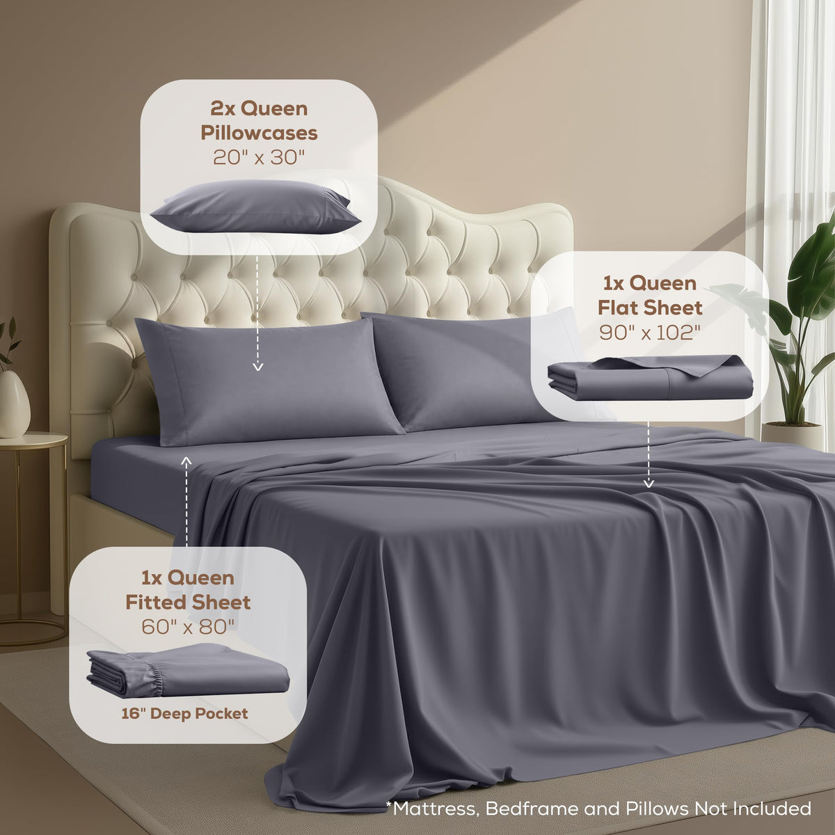 Brushed Microfiber Sheet Set