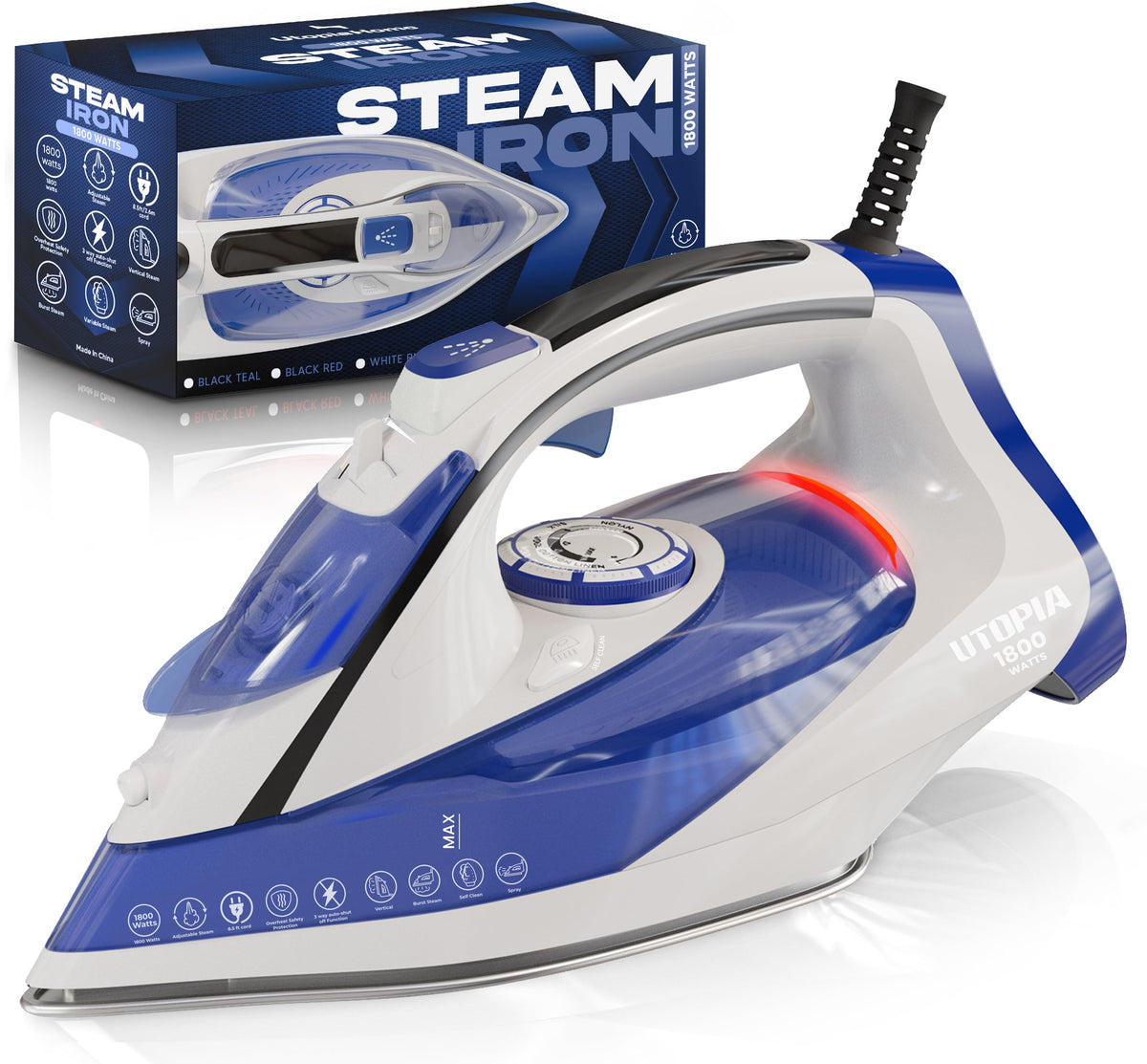 Steam Iron 1800W Black