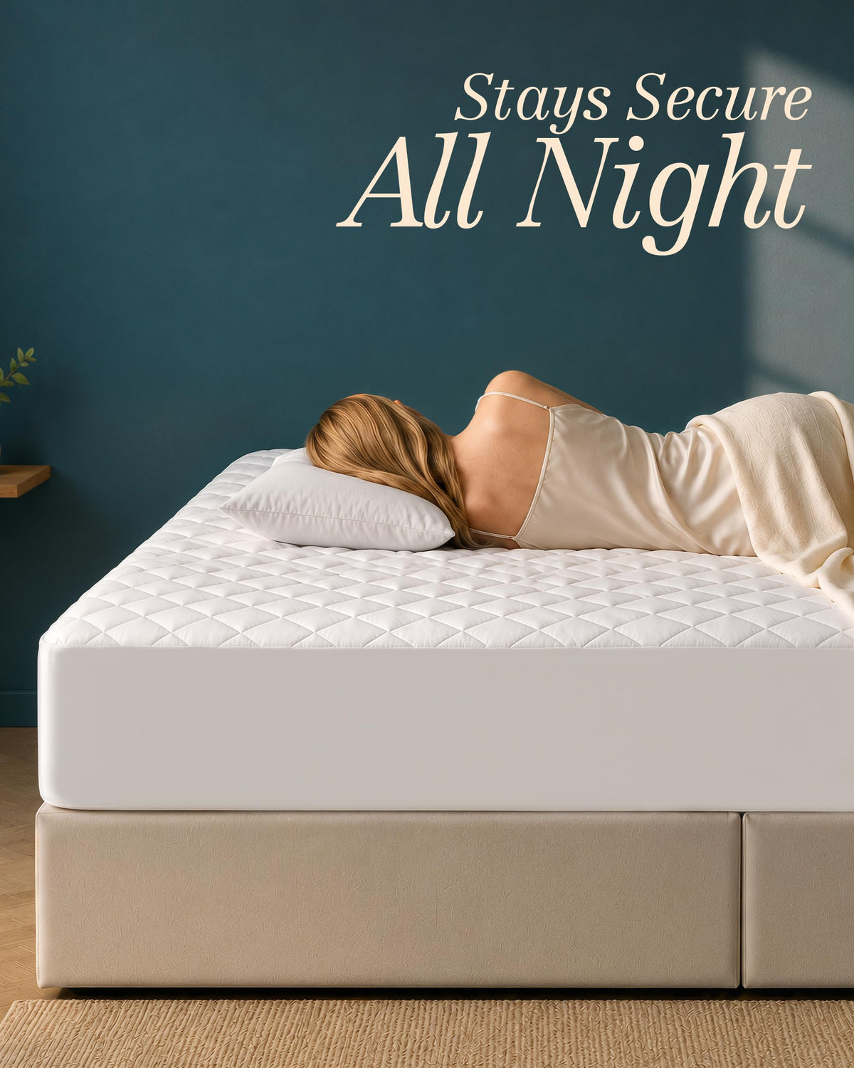 Quilted Fitted Mattress Pad