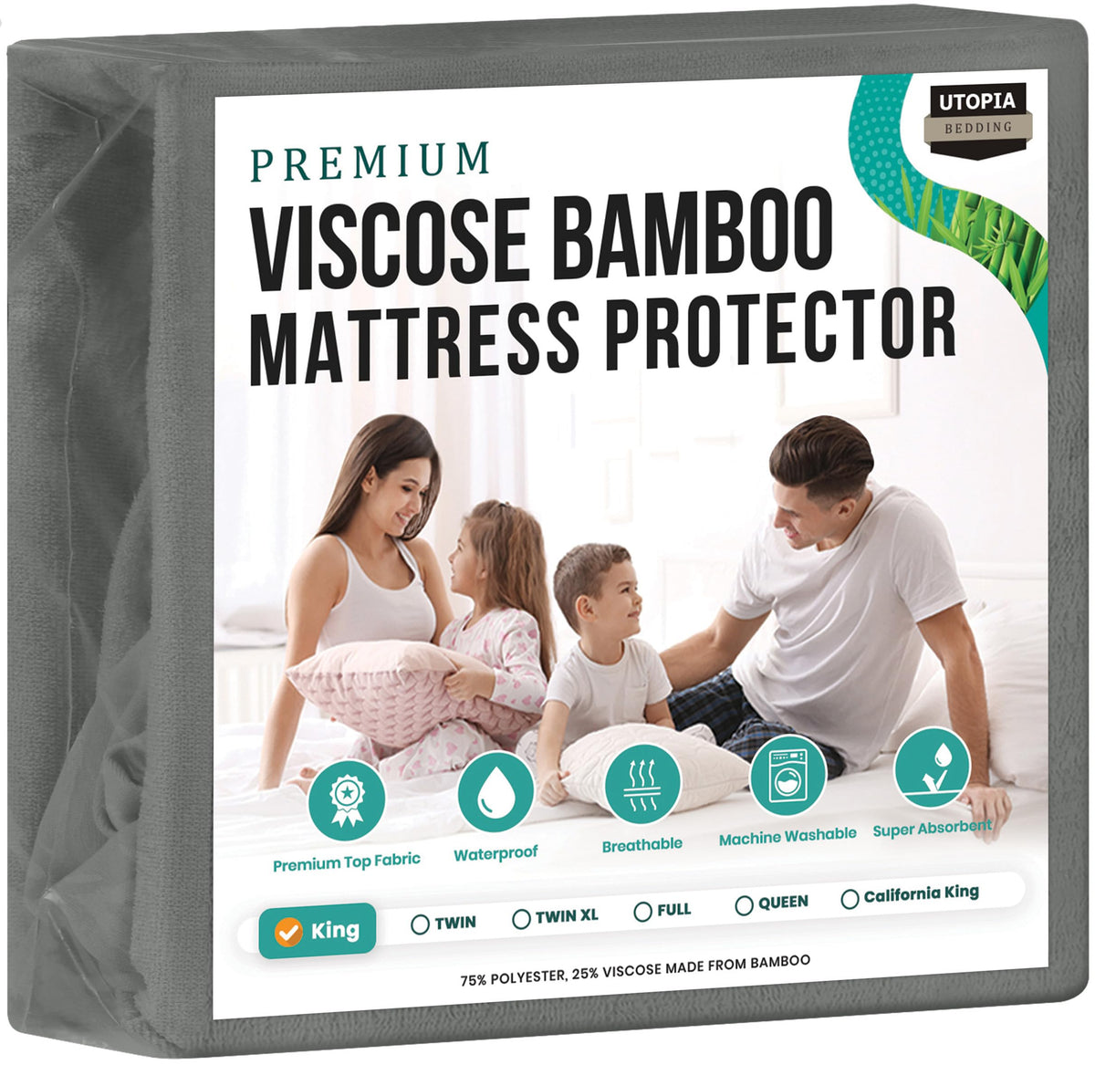 Bamboo Viscose Terry Mattress Protector