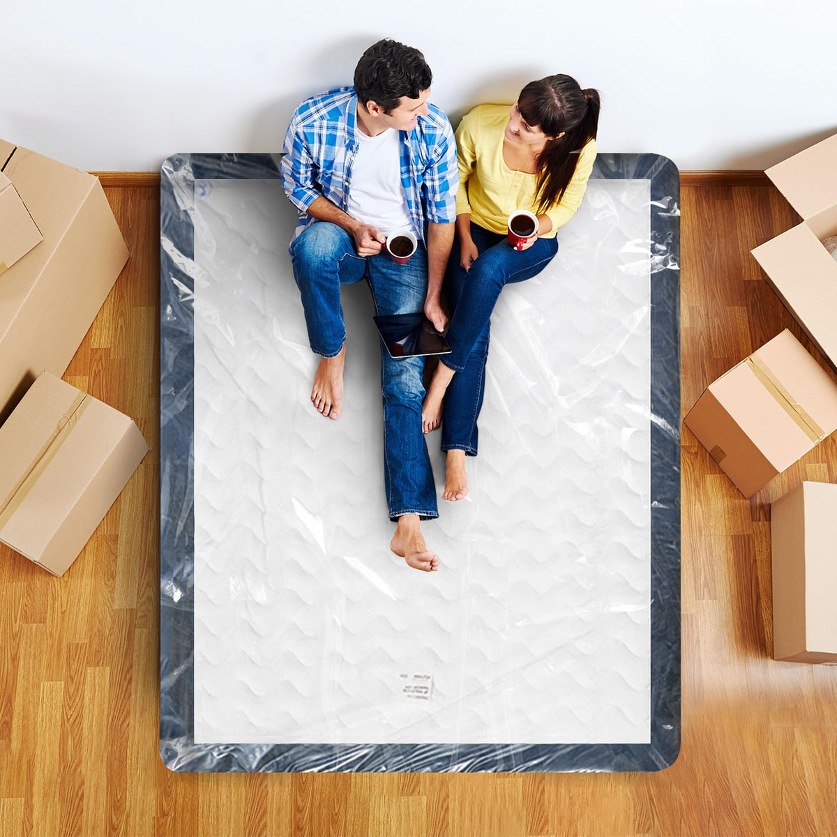 Plastic Mattress Bag for Moving and Storage 2 Mil Thick