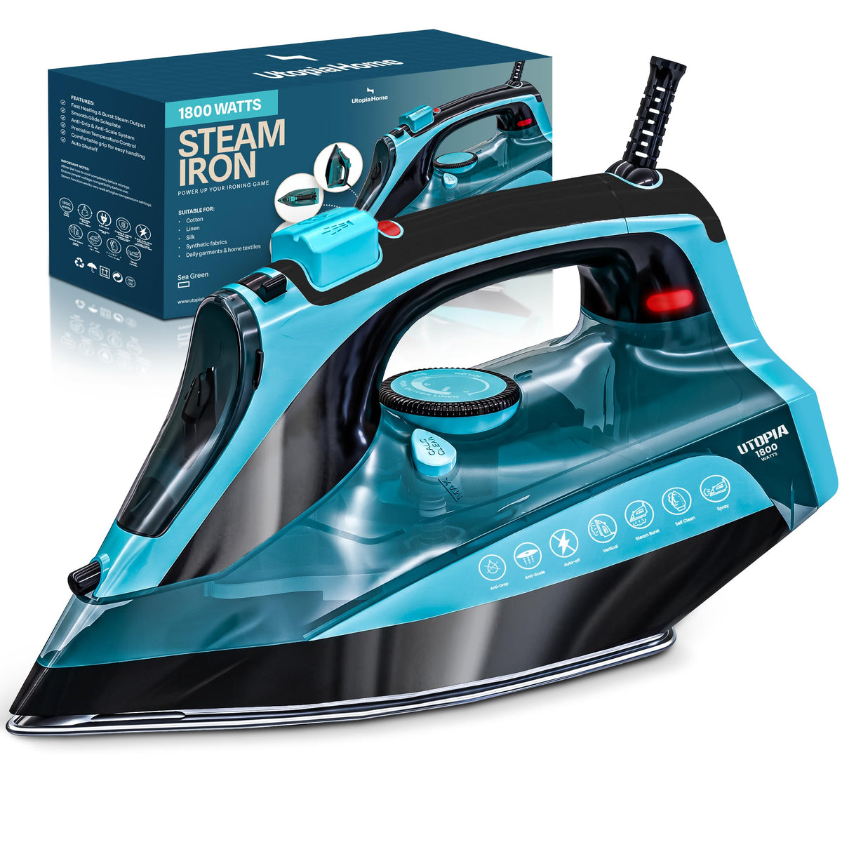 Steam Iron 1800W Black