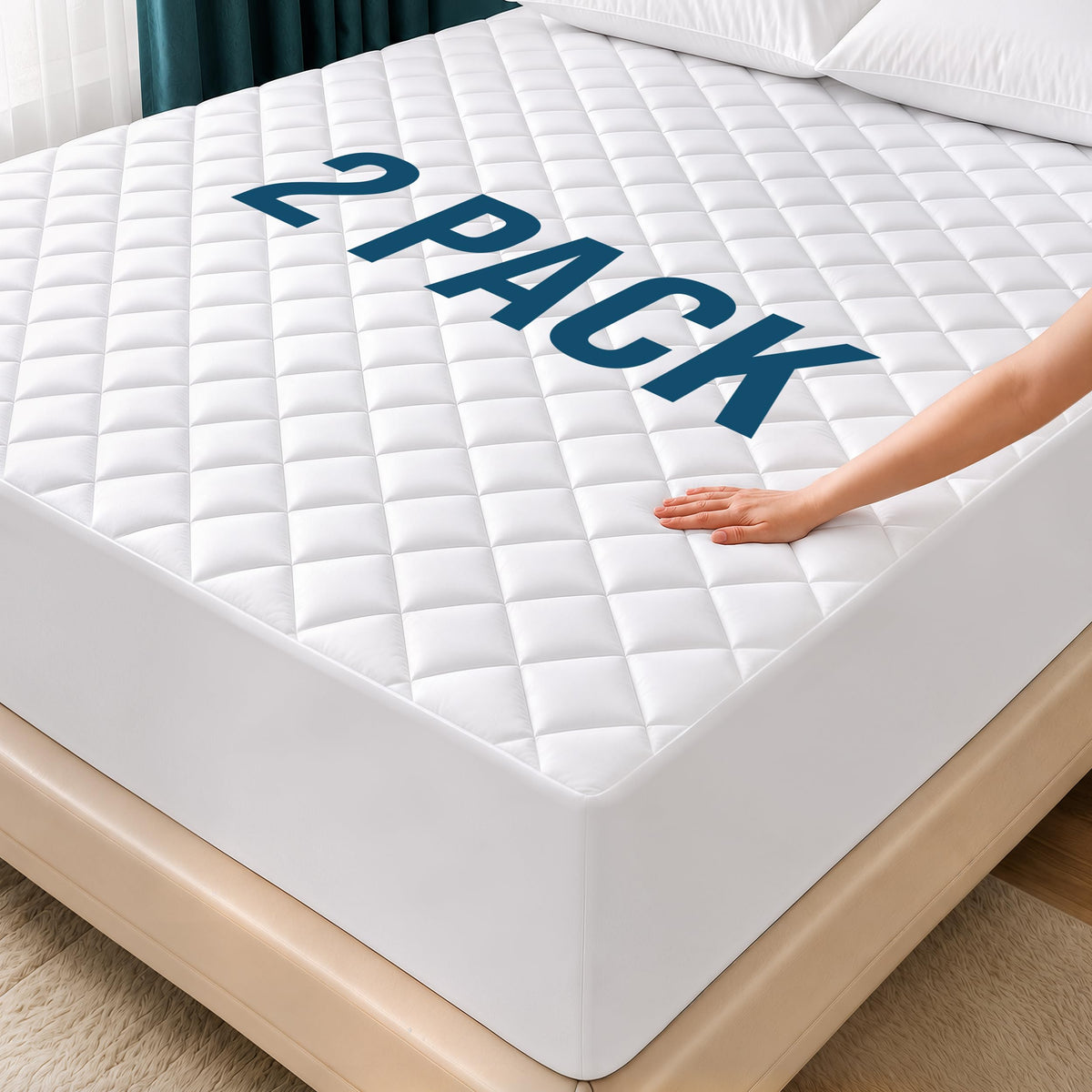 Quilted Fitted Mattress Pad