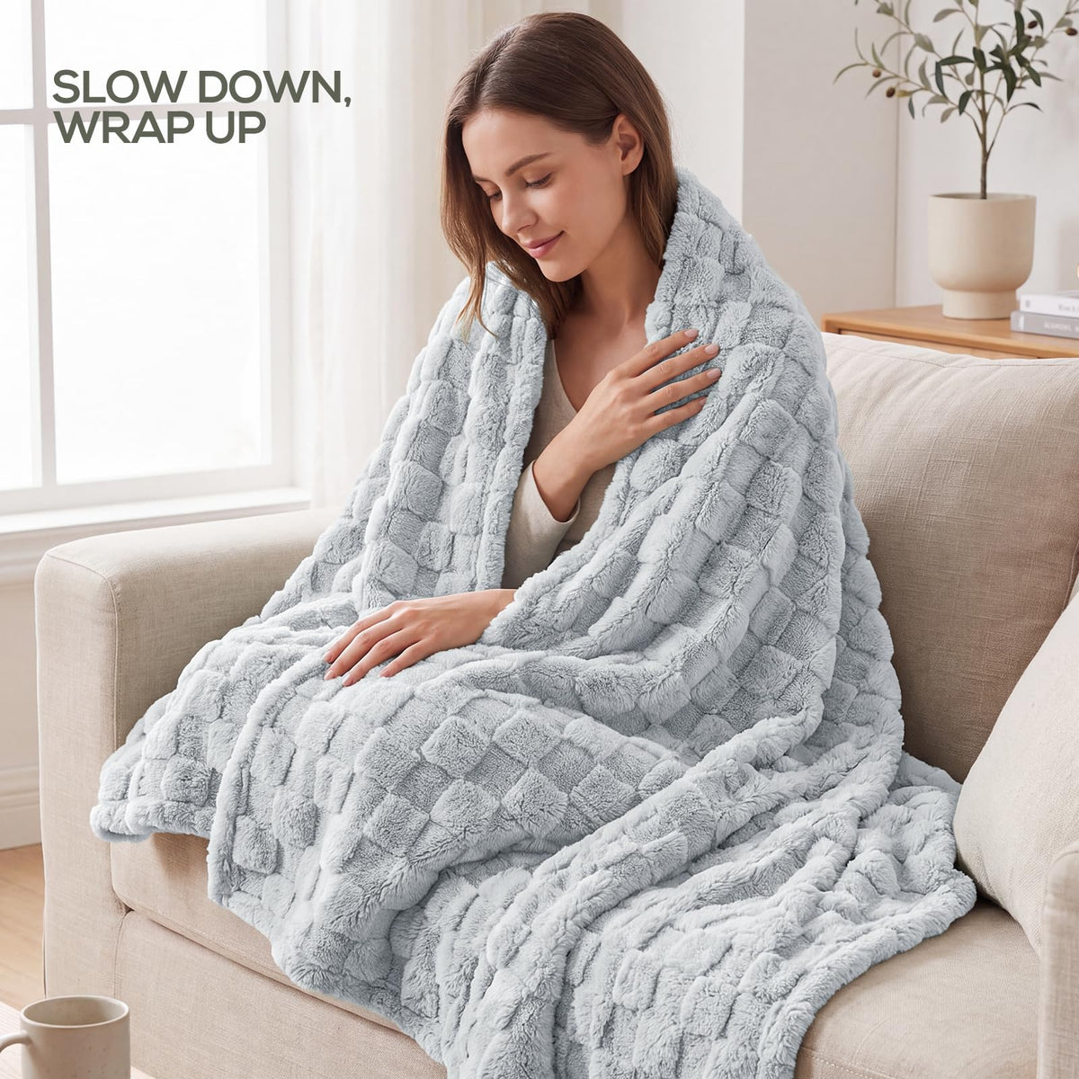 Checkered Fleece Blanket