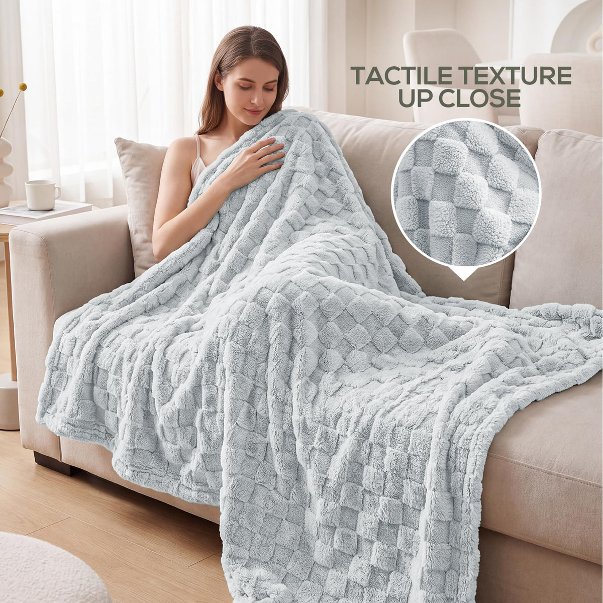 Checkered Fleece Blanket