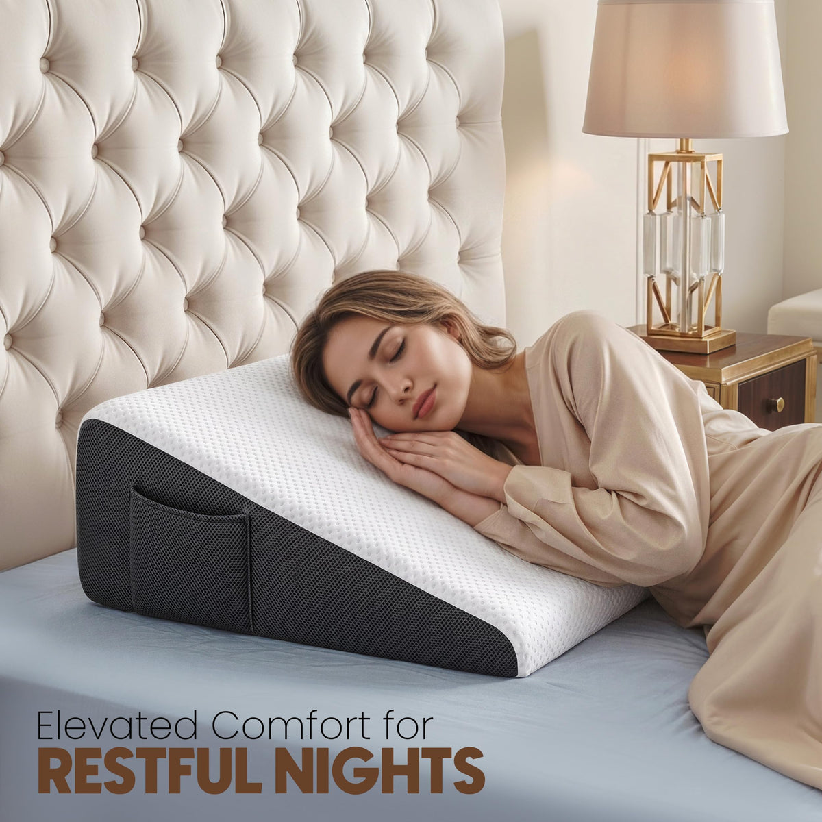 Memory Foam Wedge Pillow - 1 Pack