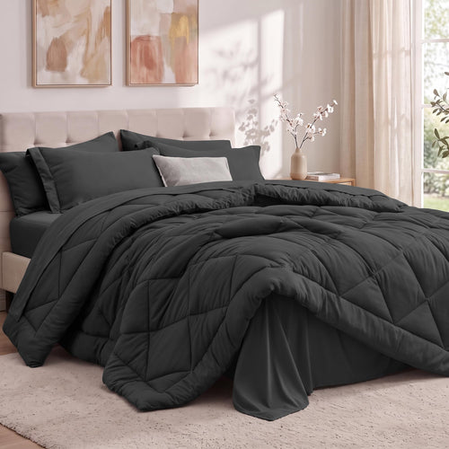 Diamond Quilted Comforter Set