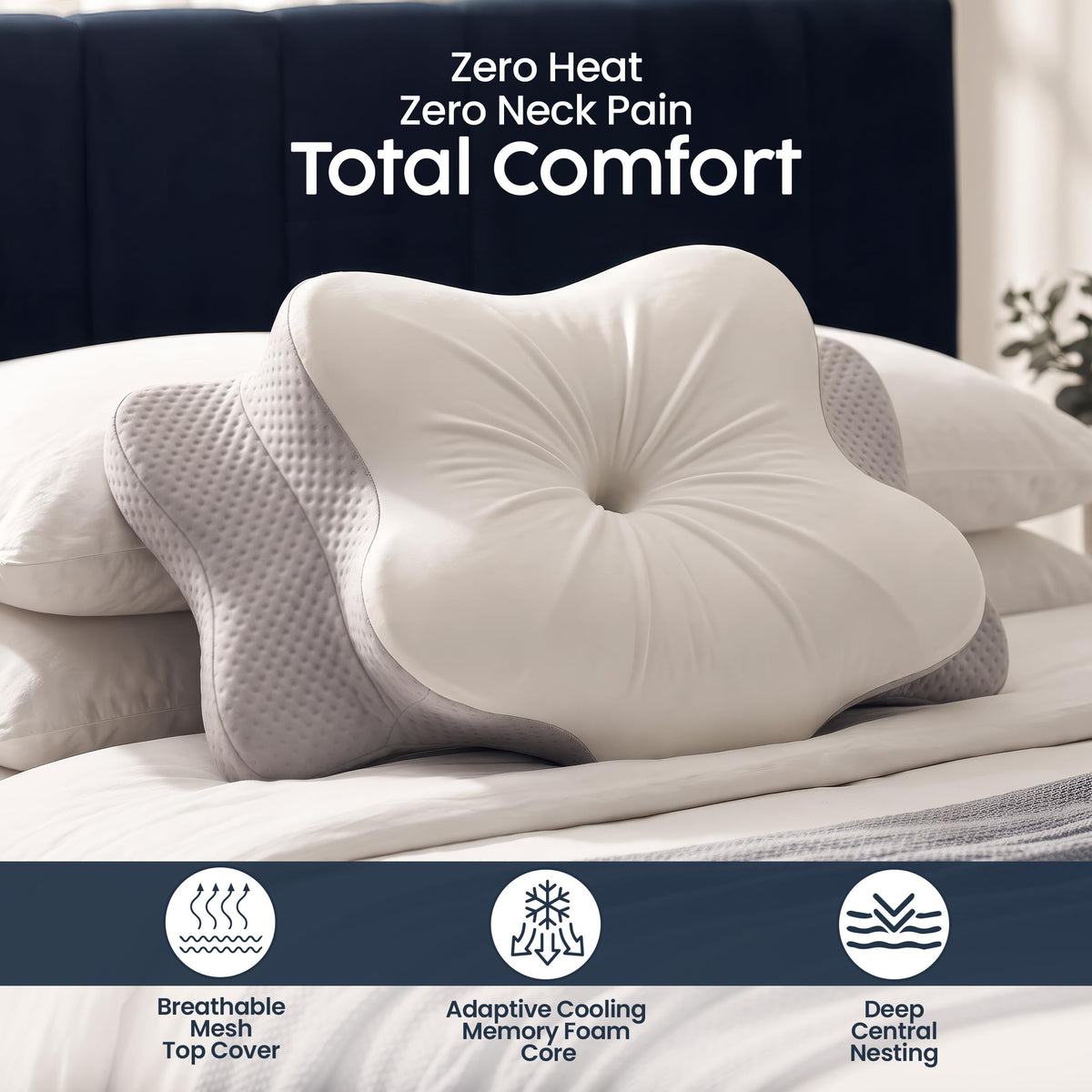 Cervical Neck Pillow - 1 pack
