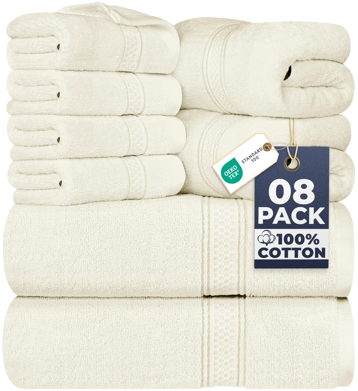 Cotton Towel Set – 8 Piece