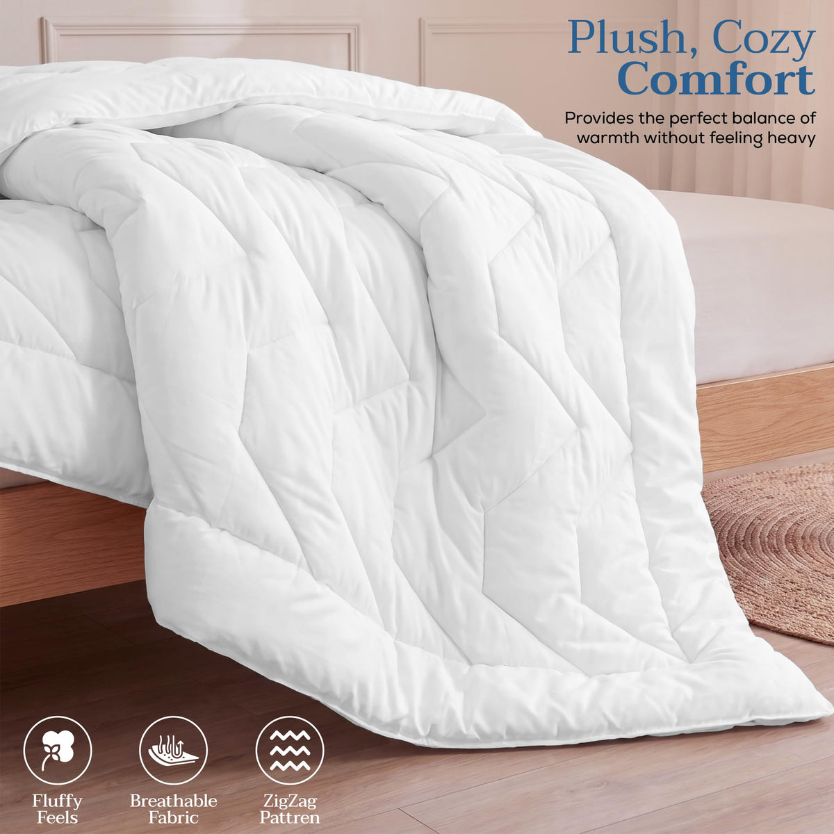 Zig Zag Quilted Comforter