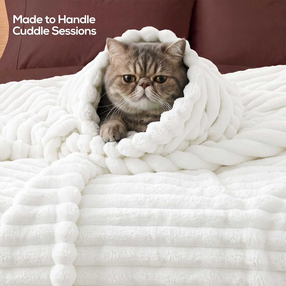 Stripe Fleece Blanket