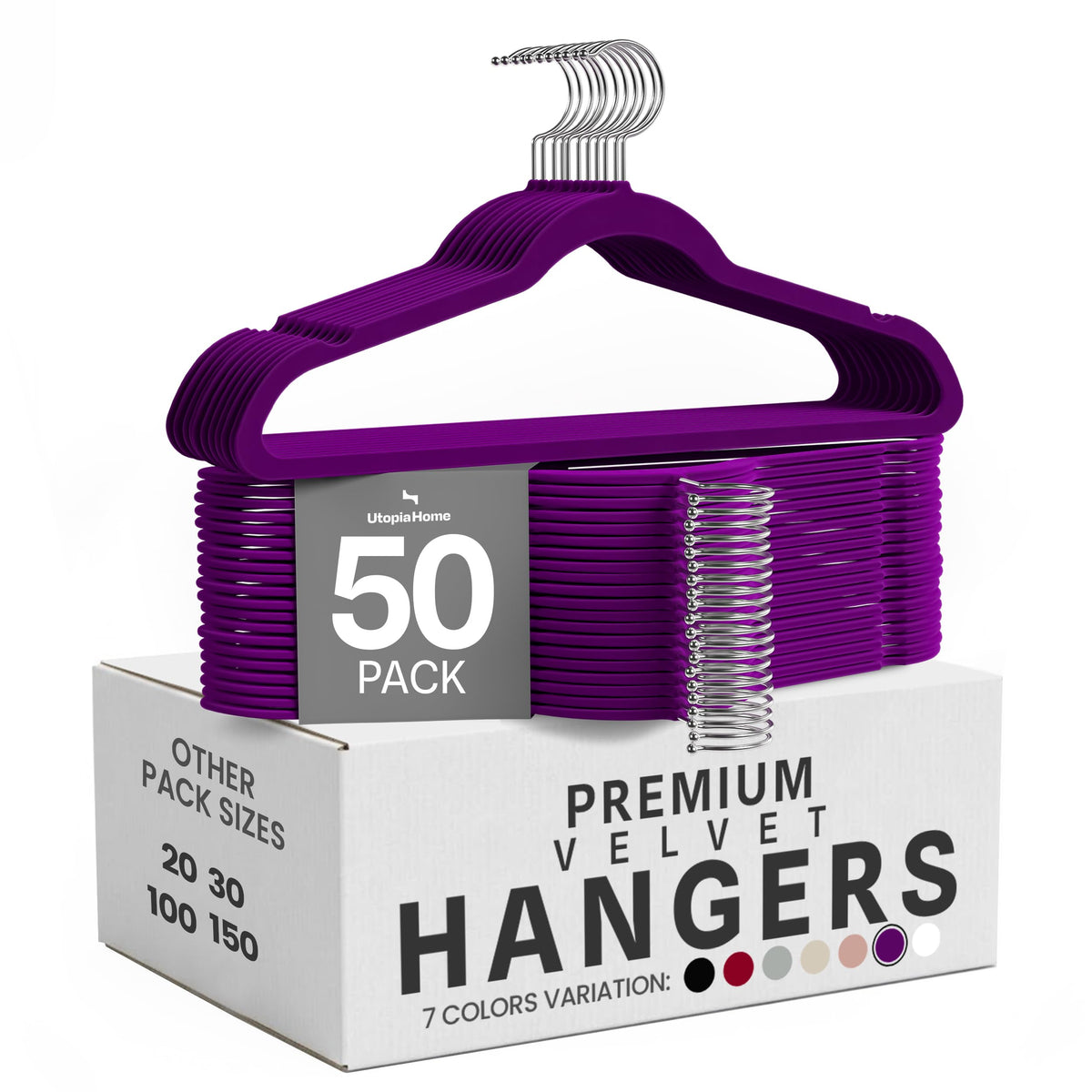 Velvet Hanger Grey