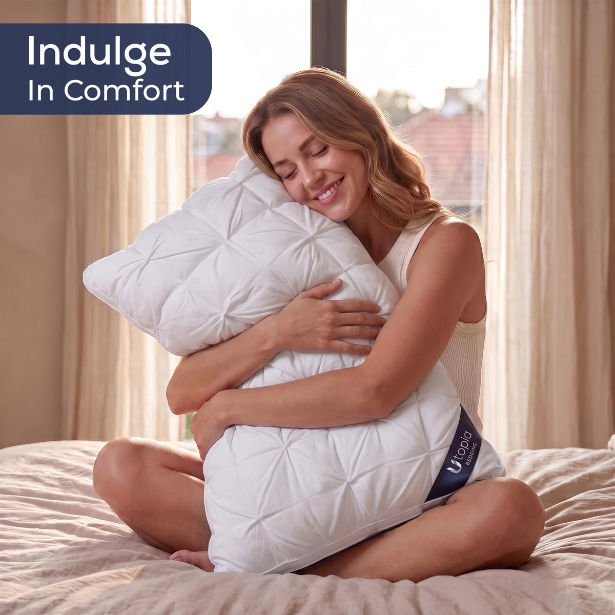 Pintuck Pillow - 2 pack