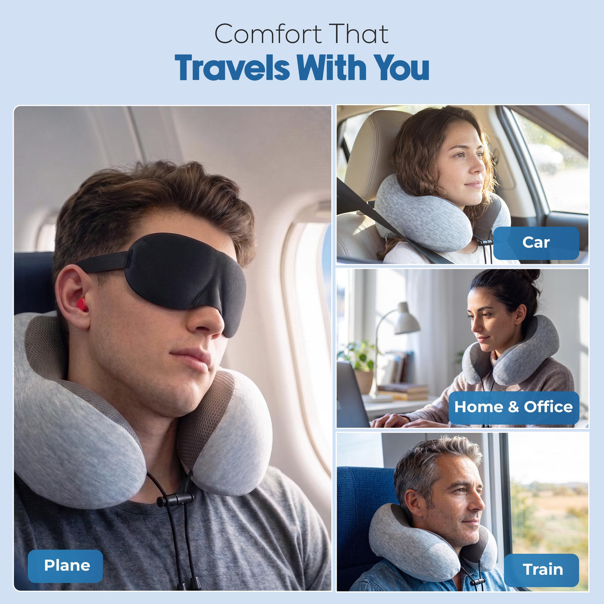 Travel Neck Pillow - 1 pack