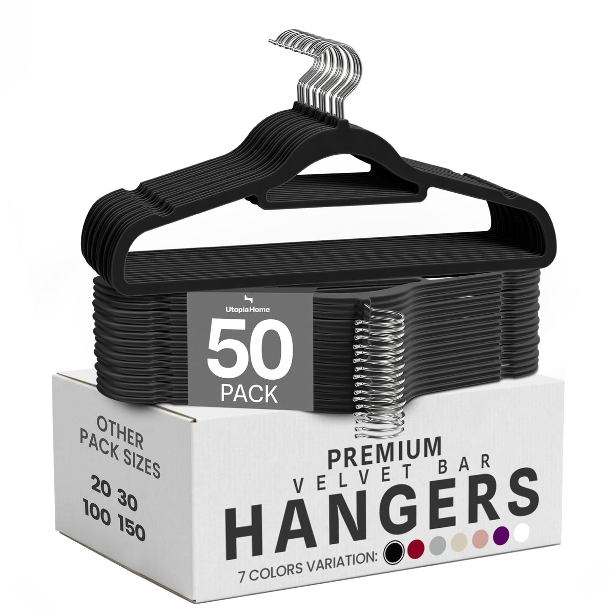 Velvet Hangers Tie Bar Black