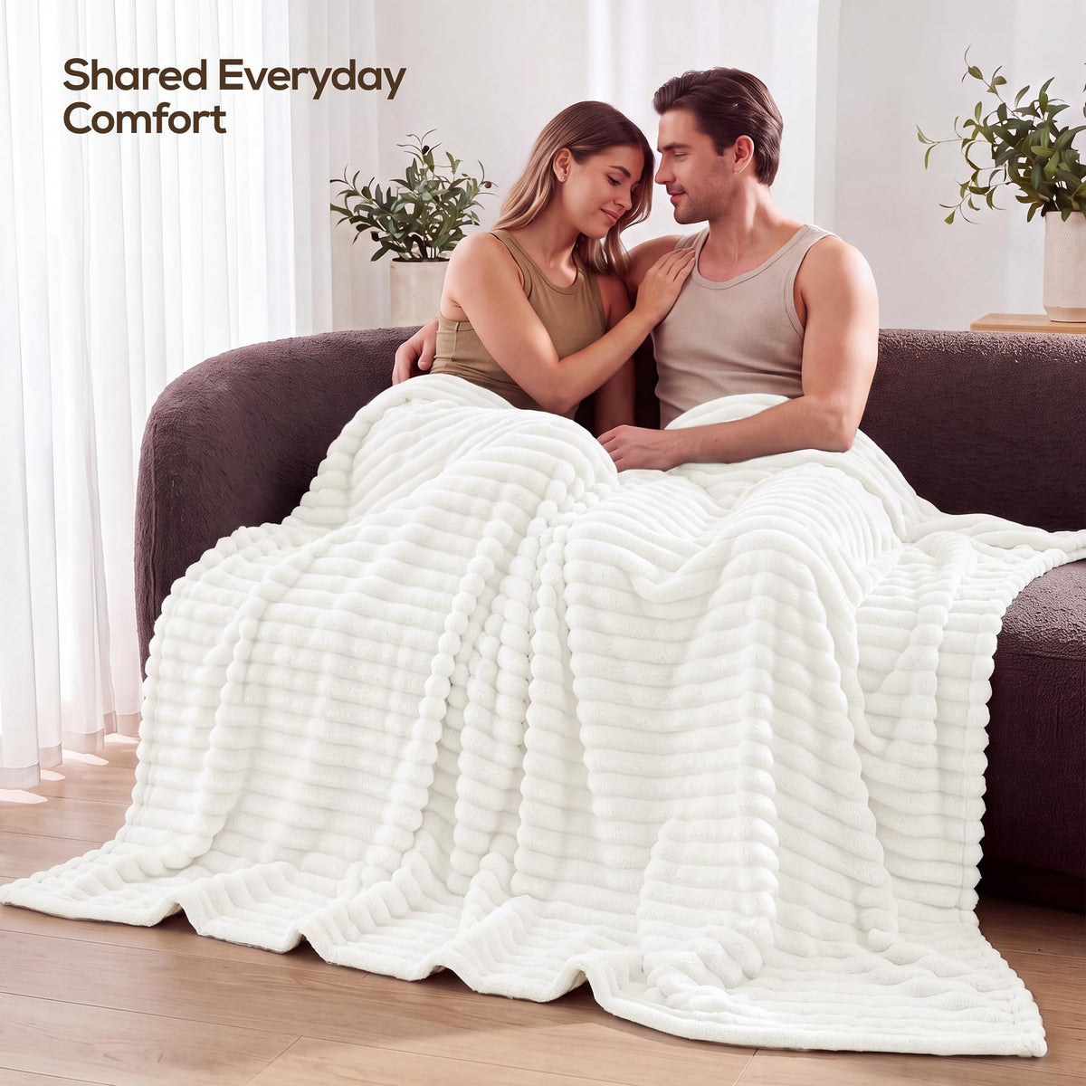 Stripe Fleece Blanket