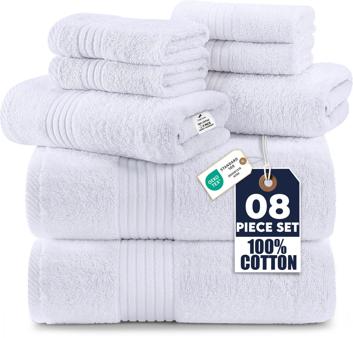 Cotton Towel Set – 8 Piece