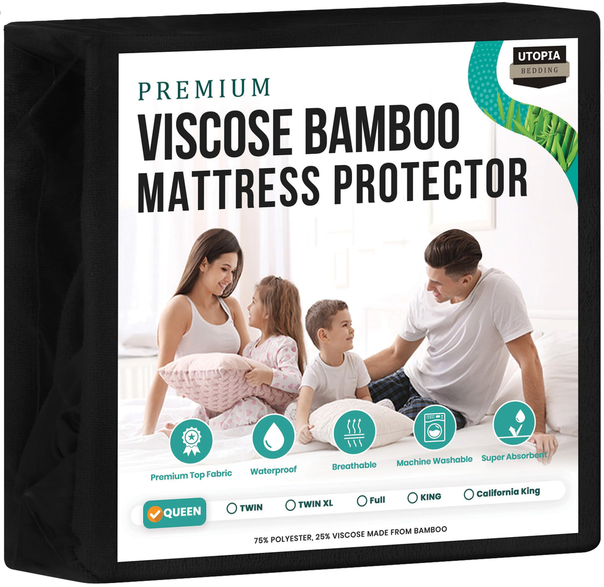 Bamboo Viscose Terry Mattress Protector
