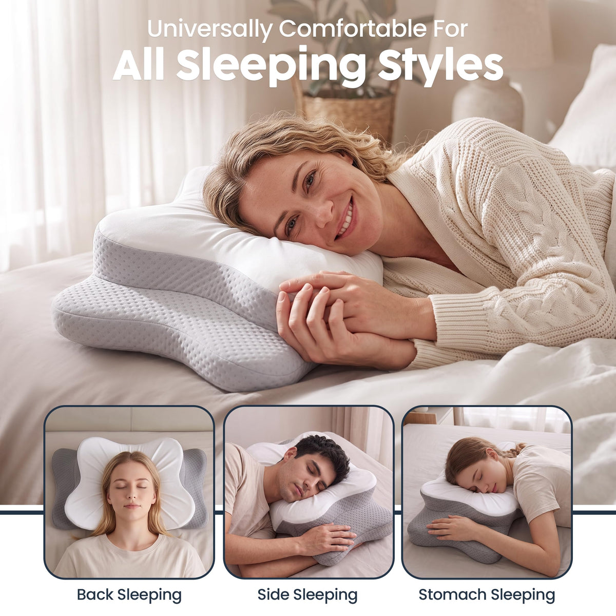 Cervical Neck Pillow - 1 pack