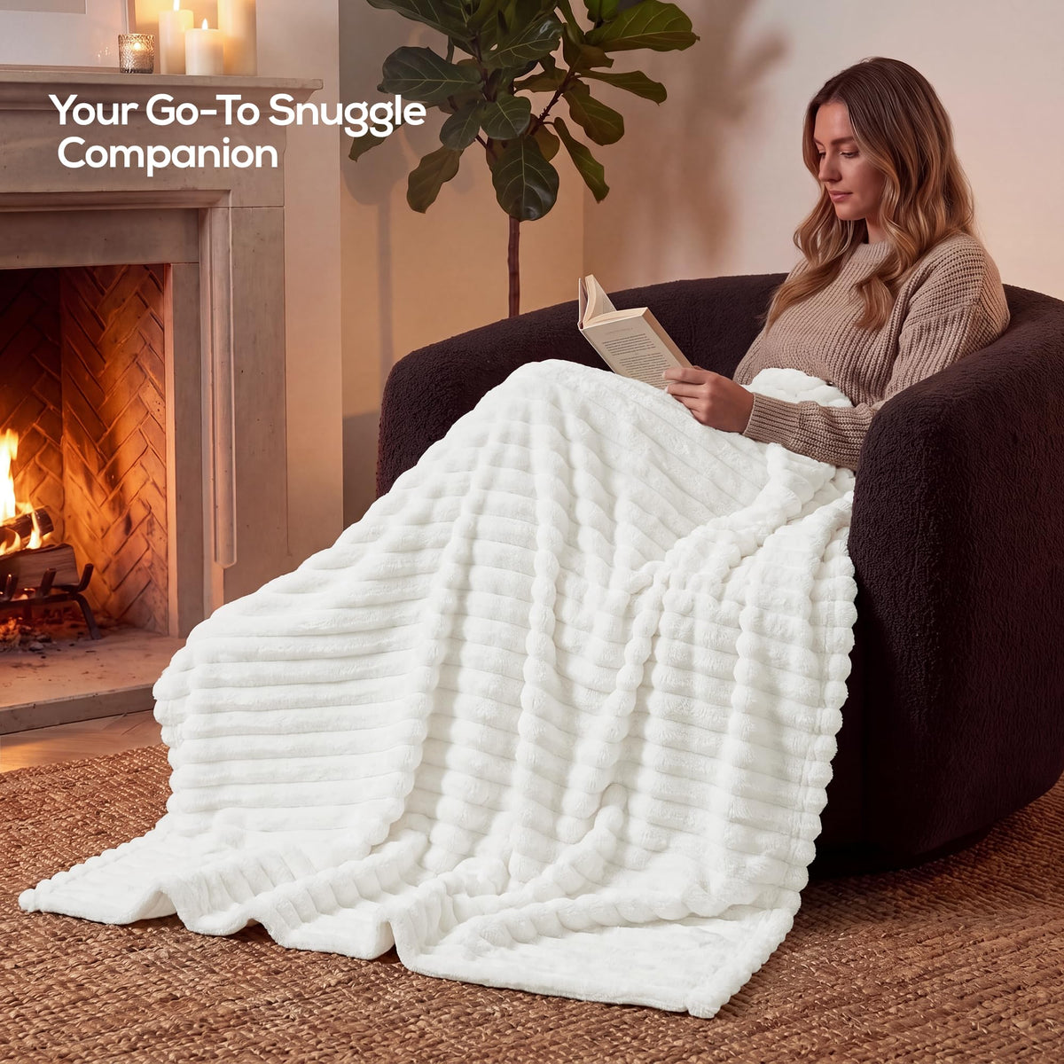Stripe Fleece Blanket