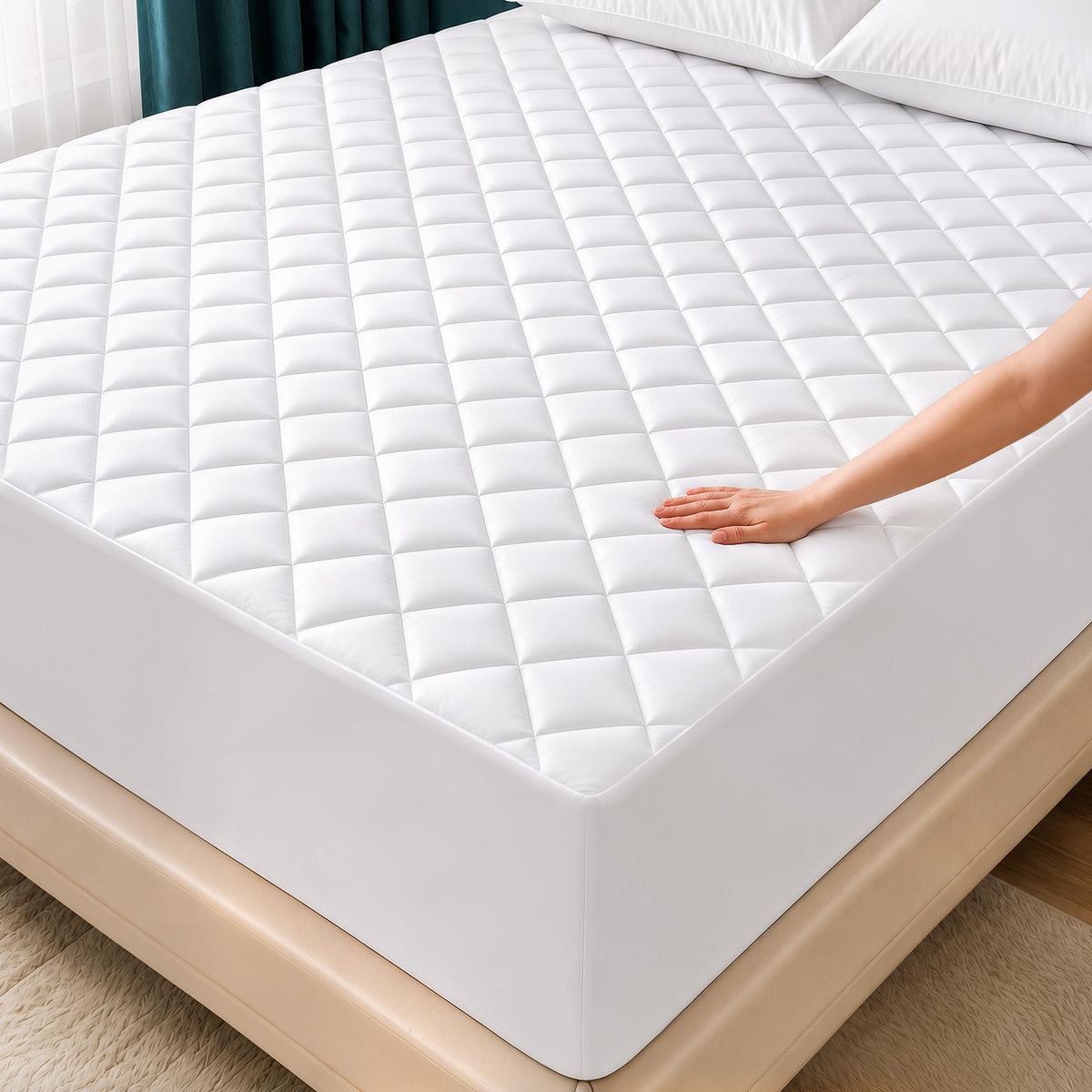 Quilted Fitted Mattress Pad