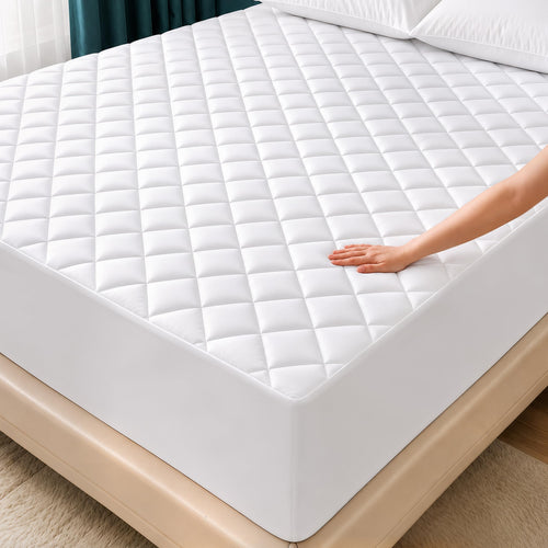 Quilted Fitted Mattress Pad