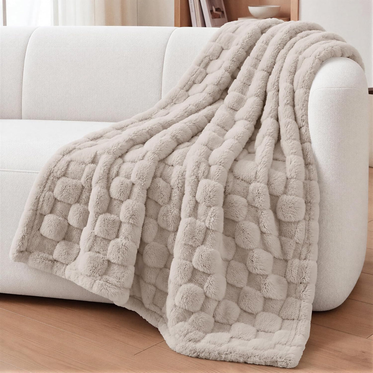 Checkered Fleece Blanket