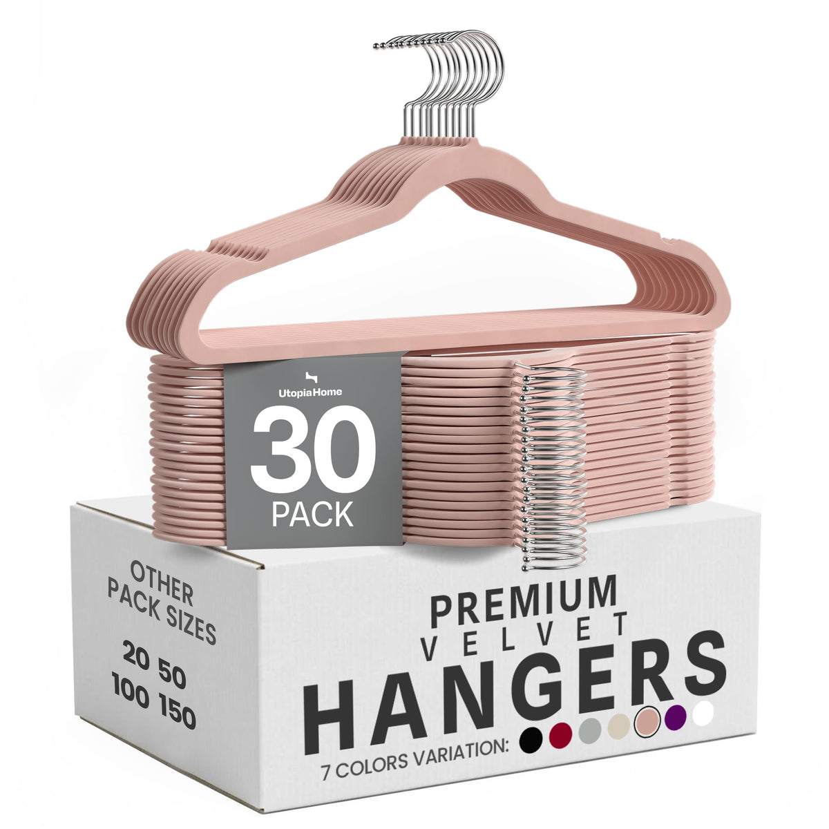 Velvet Hanger Grey