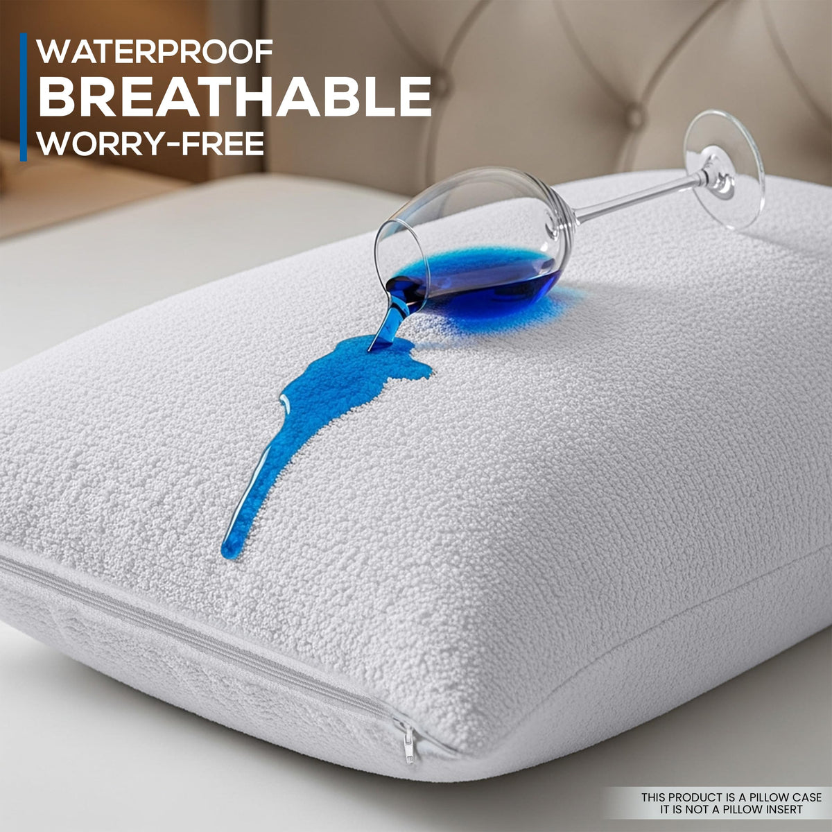 Waterproof Pillow Encasement - Terry