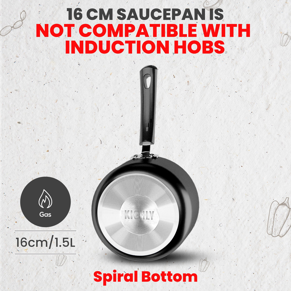 Kichly Non Stick Pots and Pans