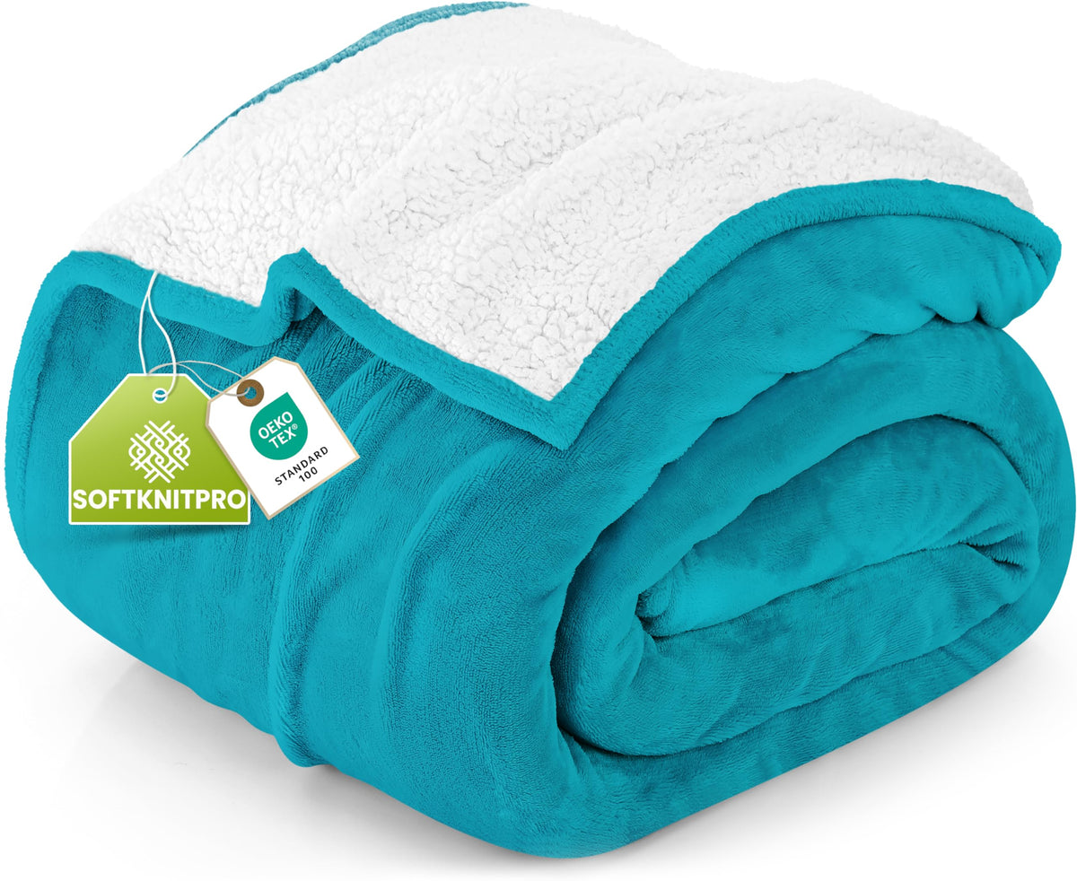 Reversible Sherpa Fleece Blanket