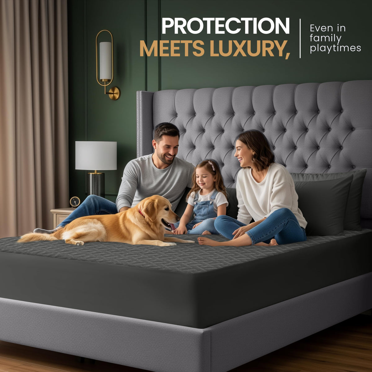 Zig Zag Mattress Protector