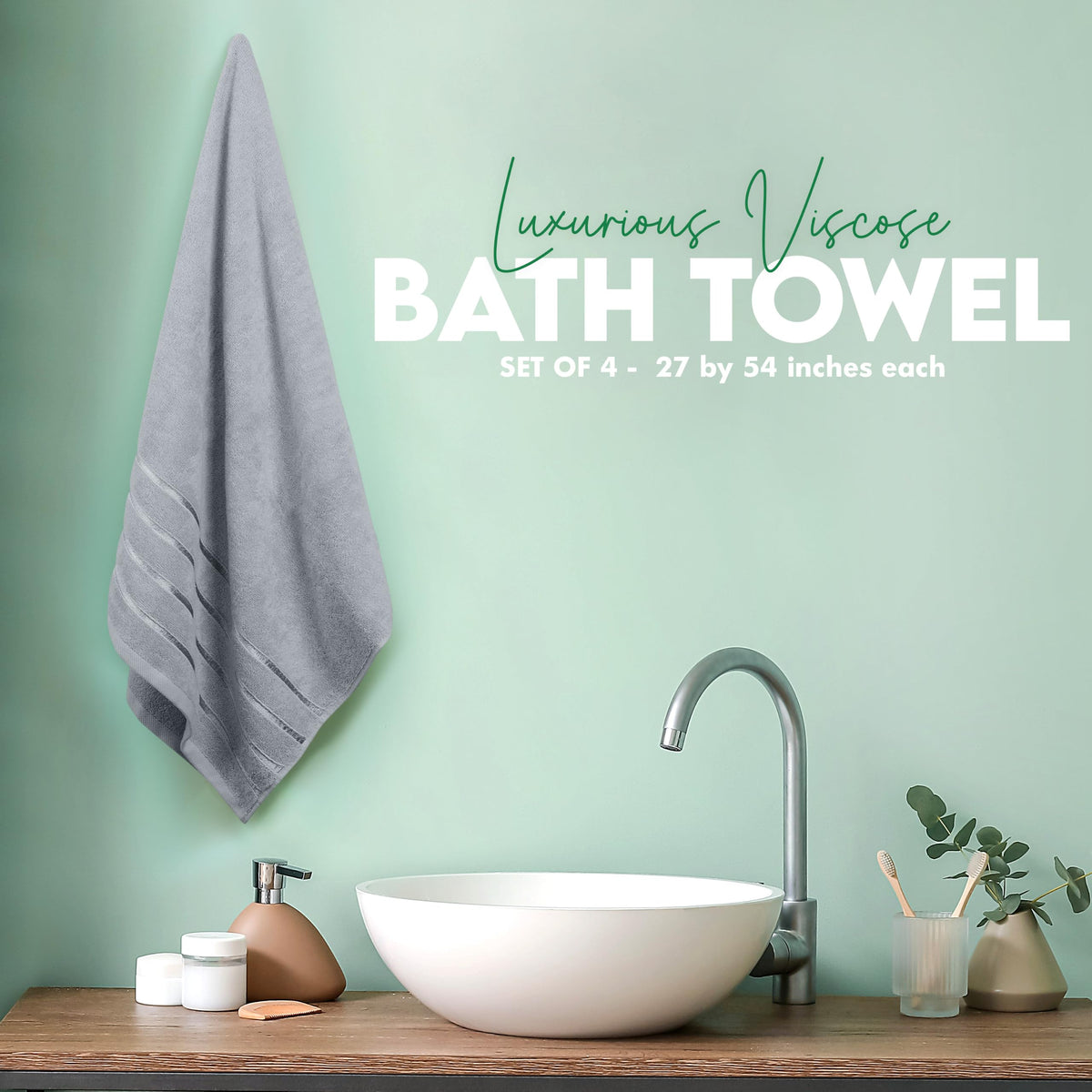 600 GSM Viscose Bath Towels