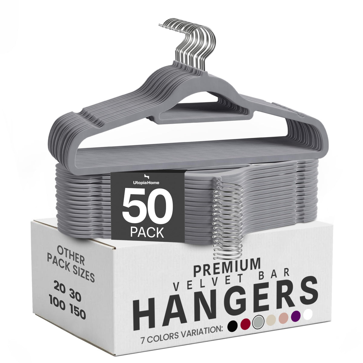 Velvet Hangers Tie Bar Black