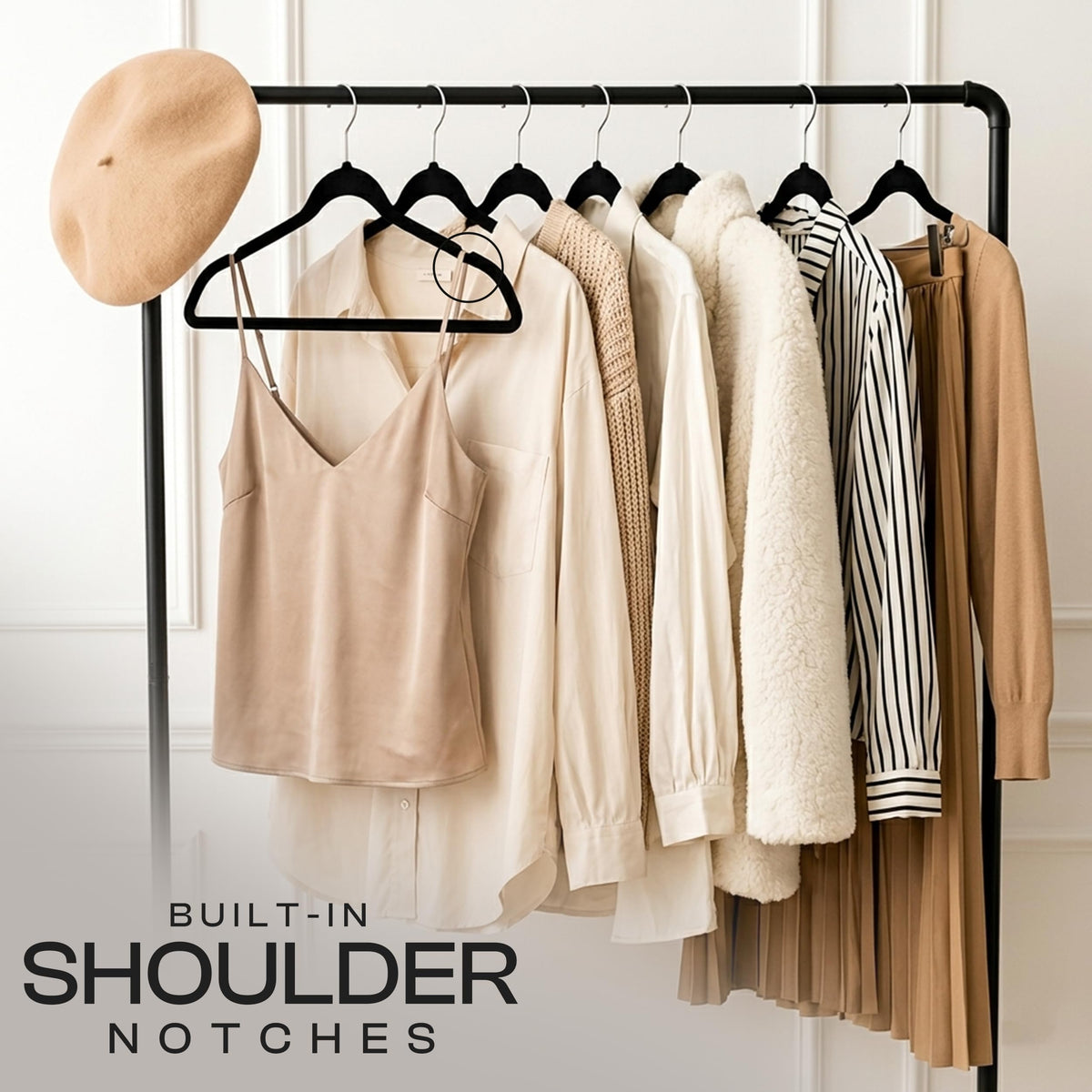Velvet Hanger Grey